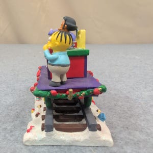 The Simpsons Have A Squishee Christmas Express Train Sculpture Apu Ralph image 4
