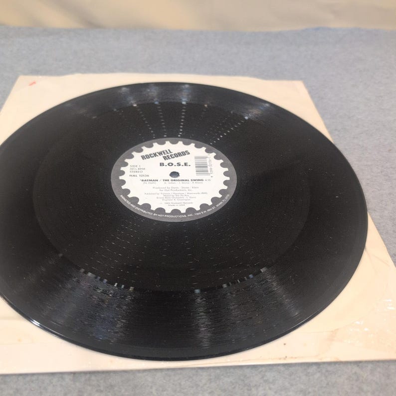 B.O.S.E. Batman The Original Swing 12" Vinylsingel Rockwell Records 1989 VG bild 6