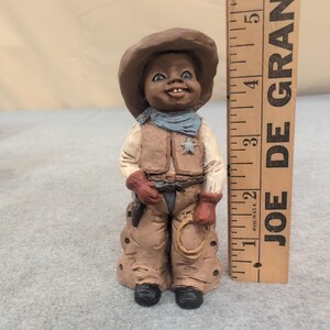 Figurine All God's Children Eli Cowboy Martha Holcombe Édition 1403 46 1985 image 4