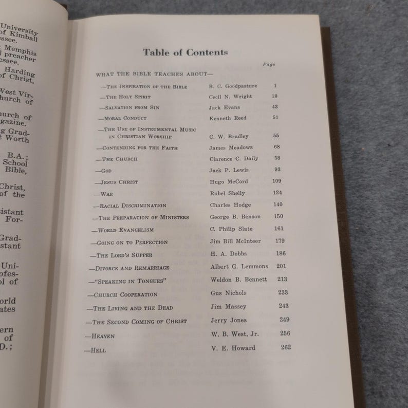 What The Bible Teaches 1972 Harding Graduate School of Religion Lectureship Book image 7