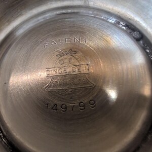 Dingeldein St Louis Silver Plated Egg Cups Gold Wash Interior Set of 2 149799 image 4