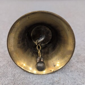 Vintage Brass Holland America Noordam 6" Brass Bell - Cruise Line Ship Nautical image 5