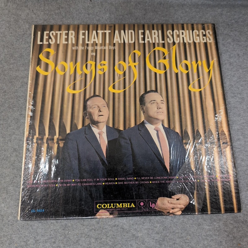 Lester Flatt and Earl Scruggs Songs of Glory Vinyl LP Columbia CL 1424 Bluegrass image 1