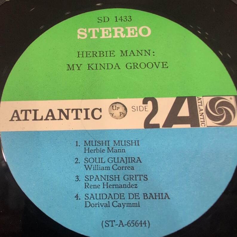 Herbie Mann My Kinda Groove Vinyl LP Atlantic SD 1433 Stereo Jazz Record image 6
