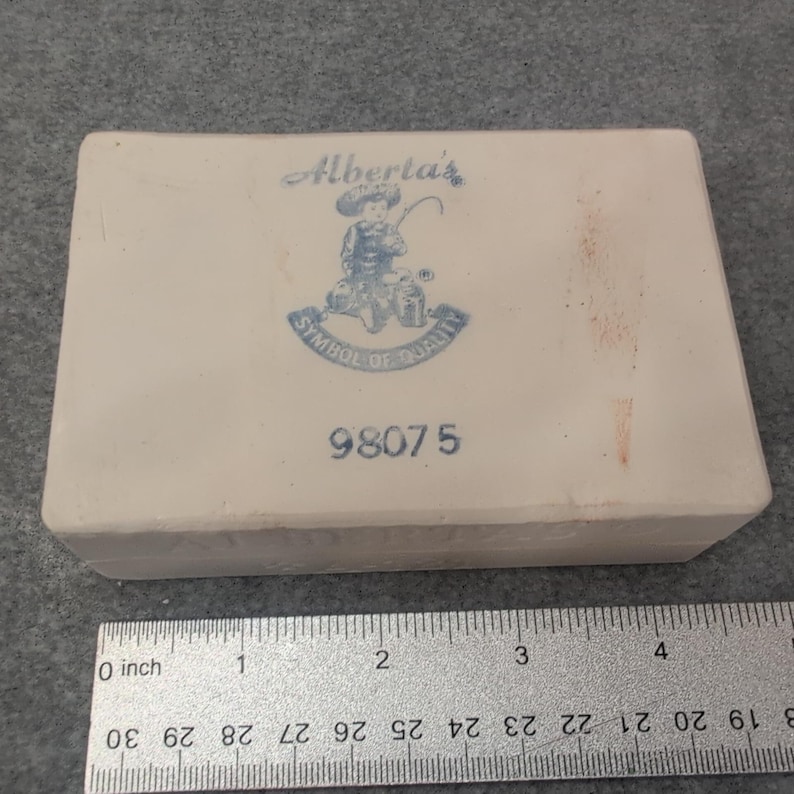 Alberta's Molds Inc 1978 Lantern Christmas Holly Ceramic Slip Casting Mold A121 image 4