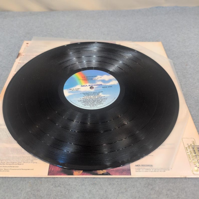 The Newtrons Selbstbetiteltes Vinyl LP Album 1990 MCA-6381 New Jack Swing Promo VG + Bild 5
