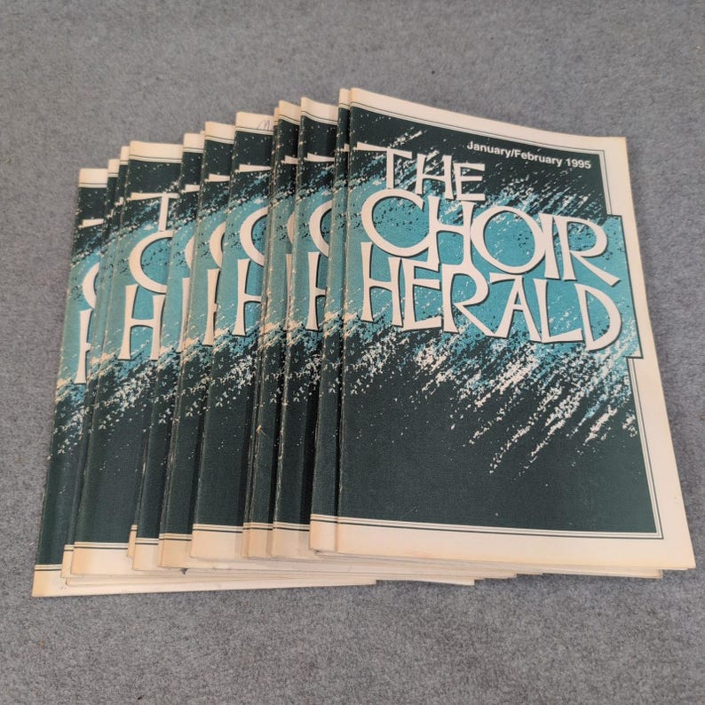 The Choir Herald Magazine January February 1995 Vol 98 No 3 Bulk Set of 16 image 1