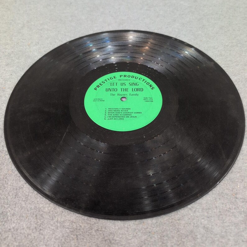 Haynes Family Let Us Sing Unto The Lord Vinyl LP Prestige Productions PP71-173 image 3
