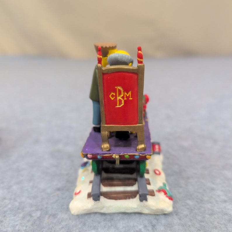 2003 The Simpsons Christmas Express A Feast for One Mr Burns Smithers Figurine image 5