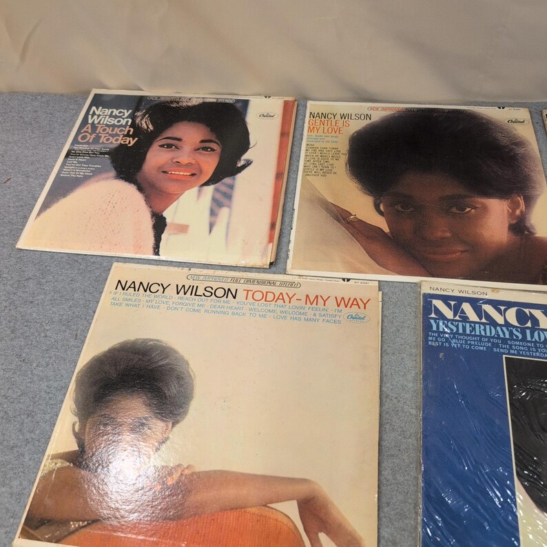 Nancy Wilson 5 Vinyl LP Lot A Touch of Today Gentle Is My Love Capitol Records image 2