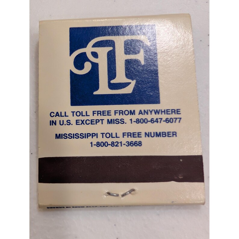 Vintage LaFont Inn Pascagoula Mississippi Matchbook Hotel Motel Souvenir image 2