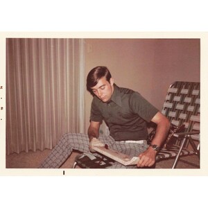 Vintage 1974 USAF Officer Home Interior Lot of 8 Photos 3.5x5 image 20