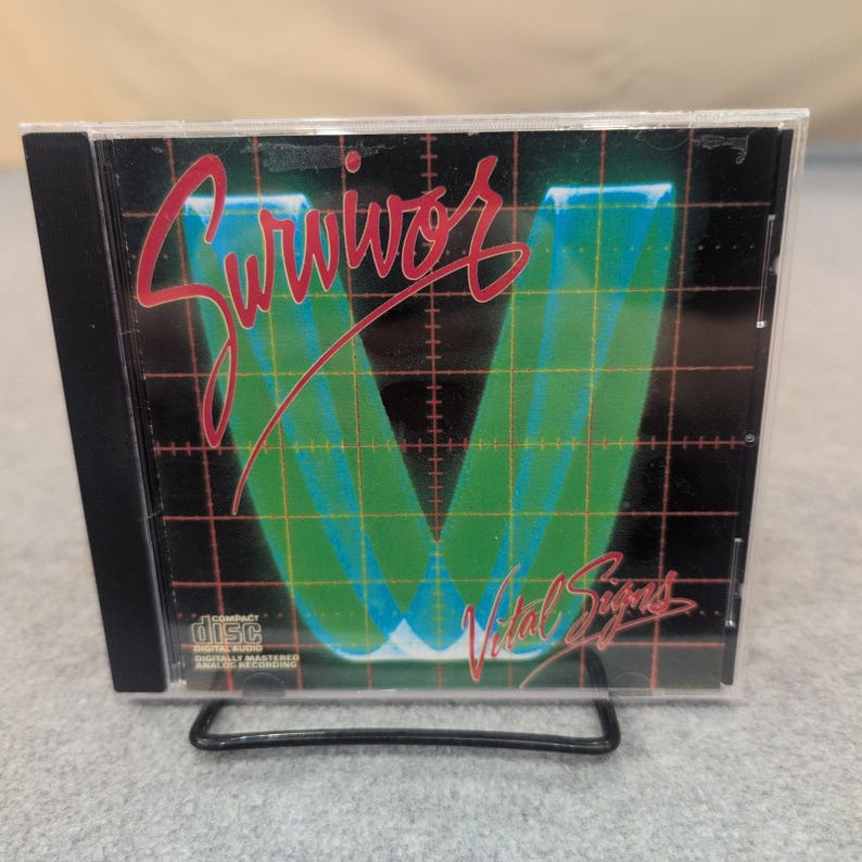 サバイバー『バイタル・サインズ』CDロックアルバム 1990年再発 ボルケーノ メロディックロック 画像 1