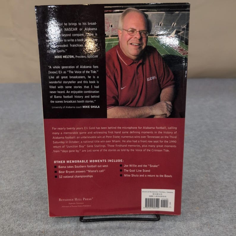 Crimson Nation Eli Gold Alabama Crimson Tide Football History Book 140160319X image 2