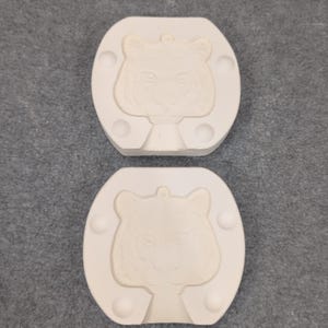 BAMA 145 Tiger Face Silicone Mold for Resin Clay Soap Candle Making image 3