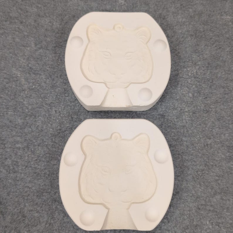 BAMA 145 Tiger Face Silicone Mold for Resin Clay Soap Candle Making image 3