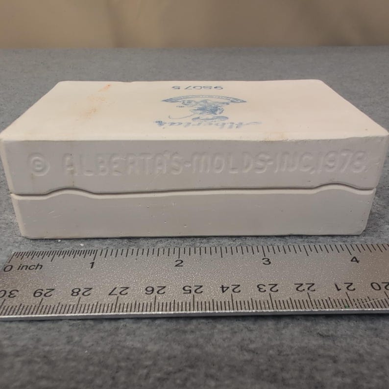 Alberta's Molds Inc 1978 Lantern Christmas Holly Ceramic Slip Casting Mold A121 image 5