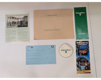 VTG 1980's Opryland Hotel Nashville TN Guest Guide Services Directory & Ephemera