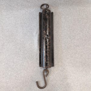 1890-1920's Chatillons Improved Spring Balance Hanging Scale NY 125 Lbs Brass image 9