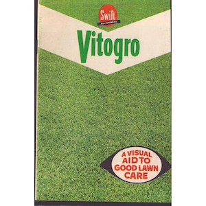 Vintage 1964 Swift Vitogro A Visual Aid to Good Lawn Care Booklet Georgia 10-64 image 1