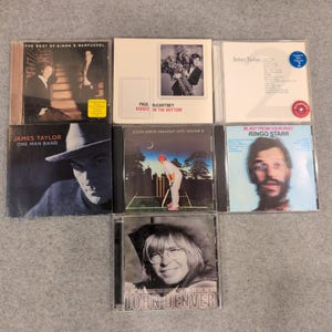 7 CD Legends Lot Simon & Garfunkel Paul McCartney Elton John James Taylor Denver image 1