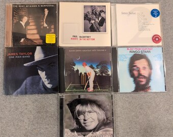 7 CD Legends Lot Simon & Garfunkel Paul McCartney Elton John James Taylor Denver