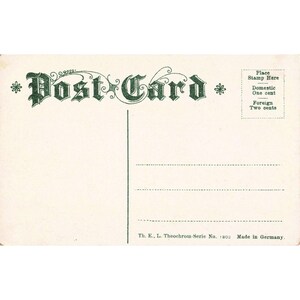 Vintage ansichtkaart "My Sweetheart" in groot formaat, RPPC-stijl, Duitsland 1802, VG. afbeelding 2