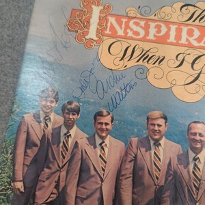 The Inspirations When I Get Home Signed Vinyl LP Canaan Records CAS-9819-LP 1977 image 2