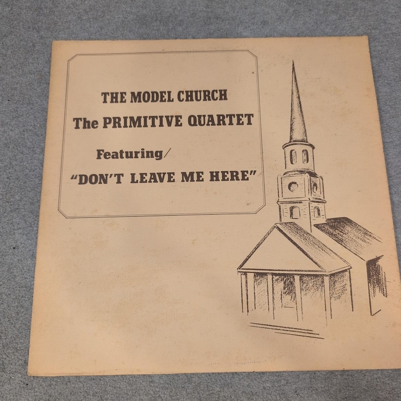 The Primitive Quartet - The Model Church Gospel Vinyl LP RSR-604 image 1