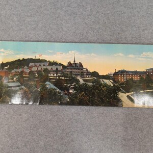 Vintage Panoramic Postcard Heart of Hot Springs Arkansas Eastman Hotel Army Navy image 3