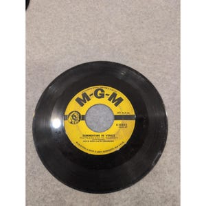 David Rose and His Orchestra Violin Summertime in Venice MGM 45 RPM K30882 image 2