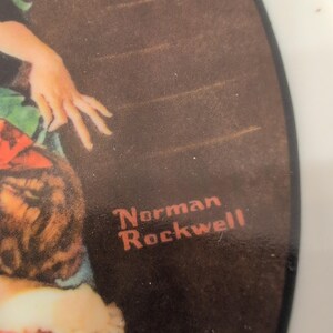 Norman Rockwell 1984 Mothers Day Plate Grandmas Courting Dress Edwin M Knowles image 7