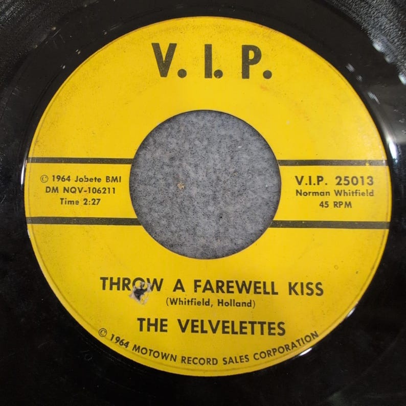The Velvelettes He Was Really Sayin Somethin 45 RPM VIP 25013 Motown 1964 Soul image 1