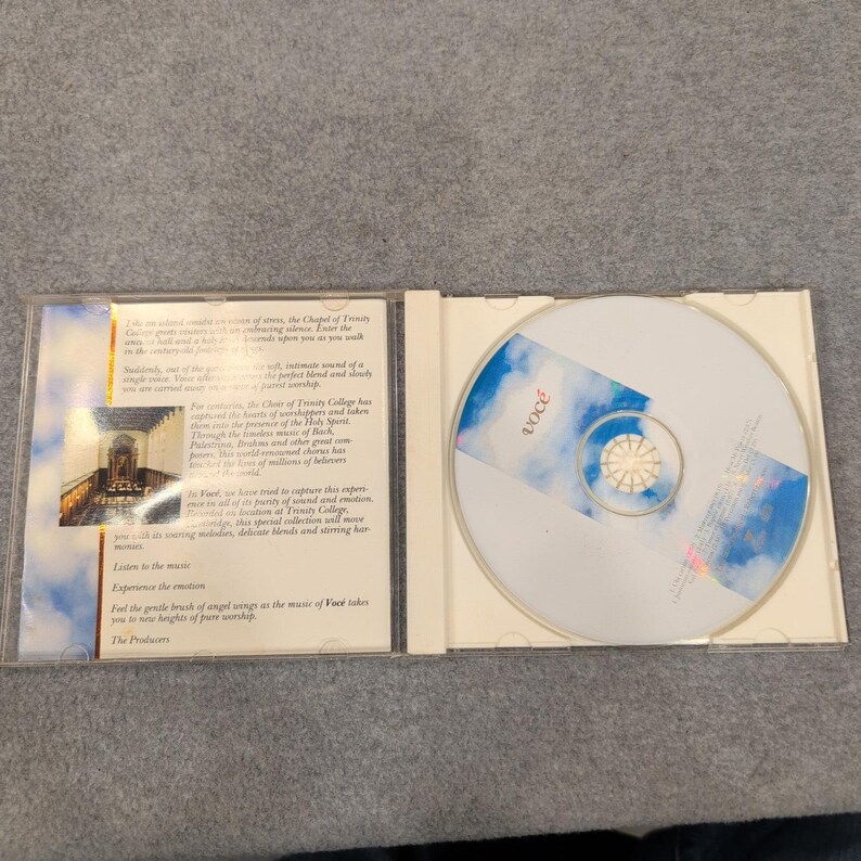 Voce An Intimate Expression of Faith Offered by Human Voice CD Trinity College image 3