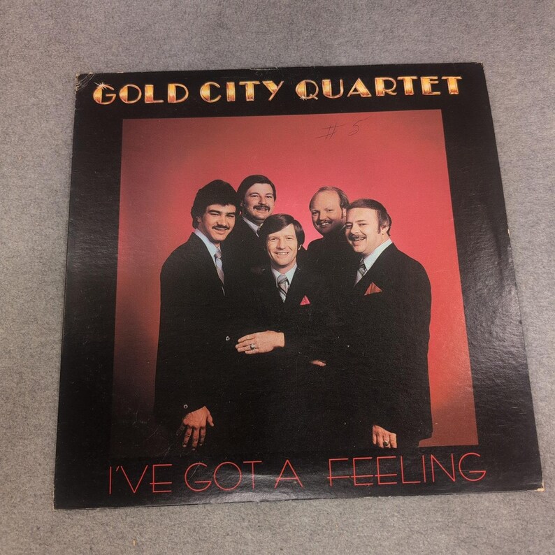 Gold City Quartet I've Got a Feeling Vinyl LP 1982 Dawn Records Southern Gospel image 1