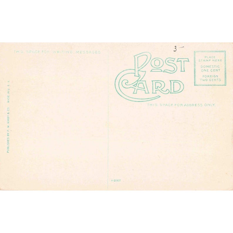 Vintage YMCA Pittsfield Mass Postcard FM Kirby Co Massachusetts Architecture image 2
