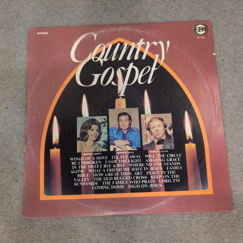 Country Gospel Various Artists Vinyl LP Era Records BU 4590 1977 Stereo image 1