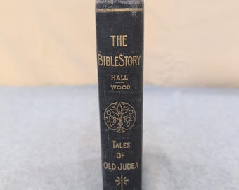 The Bible Story Tales of Old Judea Hall Wood Vintage Hardcover Illustrated Book