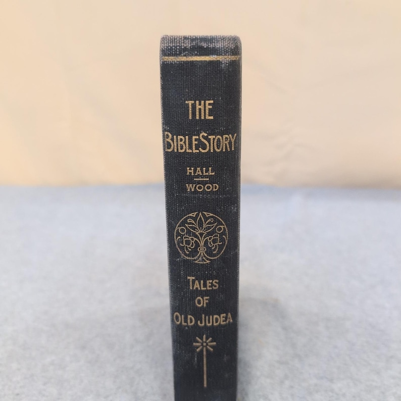The Bible Story Tales of Old Judea Hall Wood Vintage Hardcover Illustrated Book image 1