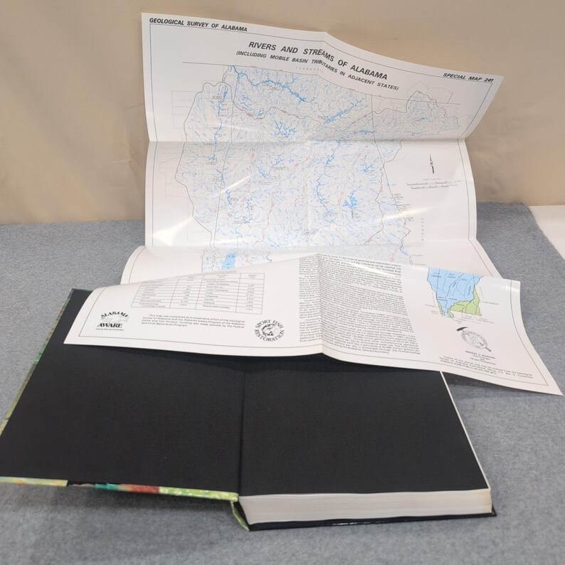 Fishes of Alabama and the Mobile Basin Oxmoor House 1996 Hardcover with Map image 4