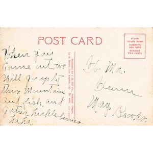 Vintage Mt Hood Oregon Postcard M Rieder J K Gill Co Made in Germany VG image 2
