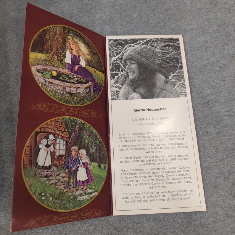 Kaiser Porcelain The Frog King Gerda Neubacher Classic Fairy Tales Plate image 3