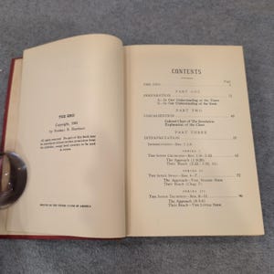 The End Re-Thinking The Revelation Norman B Harrison 1941 HC Fold-Out Chart image 3