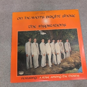 The Inspirations Heaven's Bright Shore Vinyl LP Canaan CAS-9806 Gospel image 1