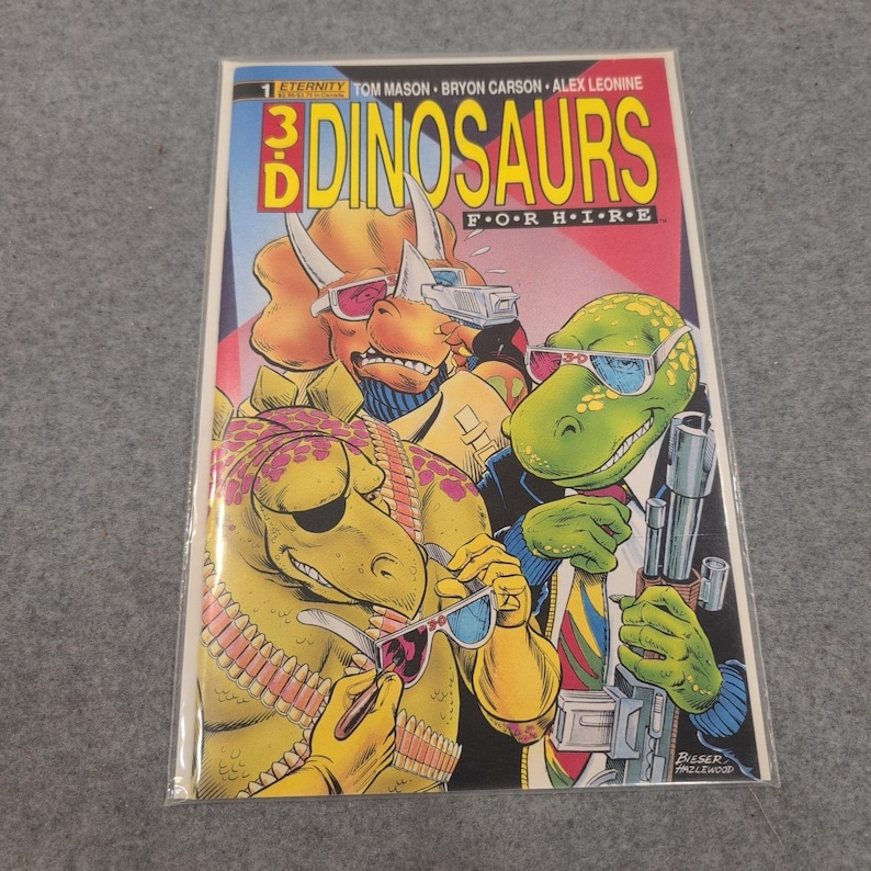 3-D Dinosaurs For Hire 1 Eternity Comics Tom Mason Bryon Carson Alex Leonine image 1