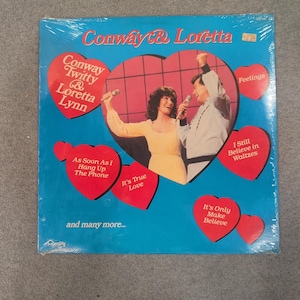 Conway Twitty Loretta Lynn Conway & Loretta Vinyl LP Record Album RS1 120 image 1