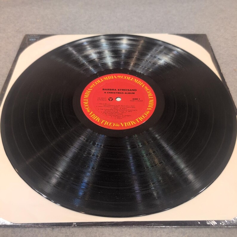 Barbra Streisand A Christmas Album Vinyl LP Columbia CS 9557 Holiday Stereo VG+ image 3
