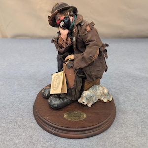 Emmett Kelly Jr., Real Rags "The Thinker 2" Collection Clown Figurine Limited Ed image 1