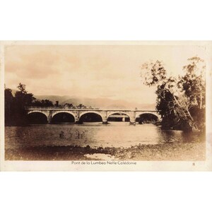 ニューカレドニア産1940年代ヴィンテージRPPCポストカード20枚セット - 写真をご覧ください！ 画像 14