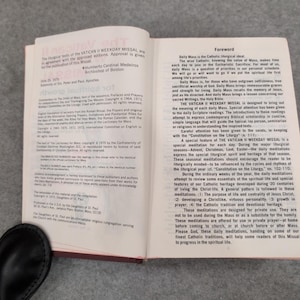 The Vatican II Weekday Missal St Paul Editions 1975 Hardcover Catholic Prayer image 5
